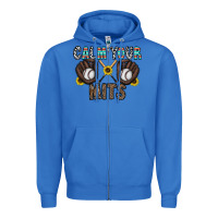 True Royal calm your mits baseball Zipper Hoodie - CowhideDigitalArt