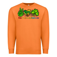 Carrot peace love st patty's day Premium Sweatshirt - Artiststas