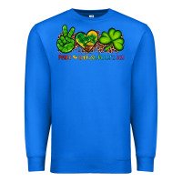 True Royal peace love st patty's day Premium Sweatshirt - Artiststas