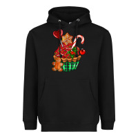 Black christmas cupcake Heavyweight Hoodie - AdoDesignShop