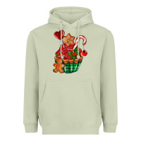 Matcha christmas cupcake Heavyweight Hoodie - AdoDesignShop