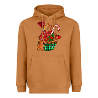Meerkat christmas cupcake Heavyweight Hoodie - AdoDesignShop