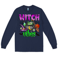 Navy witch vibes Long Sleeve Tee - Zillion Design Studio