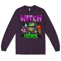Plum witch vibes Long Sleeve Tee - Zillion Design Studio