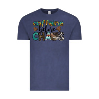 Vintage Denim western caffeine before chaos Vintage Tee - BarkalooDesign