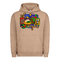 Pigment Burro oh holy night with baby jesus for christmas Urban Hoodie - MaliasSmallBusiness