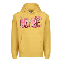 Antique Gold breast cancer awareness hope Premium Hoodie - MaliasSmallBusiness