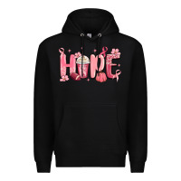 Black breast cancer awareness hope Premium Hoodie - MaliasSmallBusiness