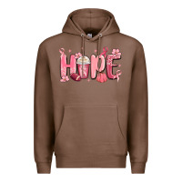 Chestnut breast cancer awareness hope Premium Hoodie - MaliasSmallBusiness