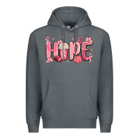 Rock breast cancer awareness hope Premium Hoodie - MaliasSmallBusiness