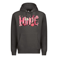 Smoke breast cancer awareness hope Premium Hoodie - MaliasSmallBusiness