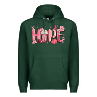 Sports Green breast cancer awareness hope Premium Hoodie - MaliasSmallBusiness
