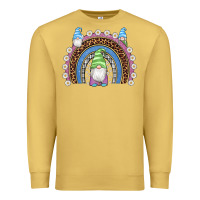 Antique Gold easter gnome rainbow Premium Sweatshirt - Artiststas