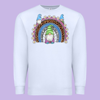 Easter Gnome Rainbow Premium Sweatshirt Designed By Artiststas