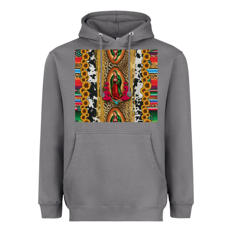 Lady Of Guadalupe Heavyweight Hoodie by Jasminsmagicworld | Teevron