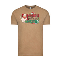 Vintage Coffee Santa's Favorite Nurse Vintage Tee - MaliasSmallBusiness
