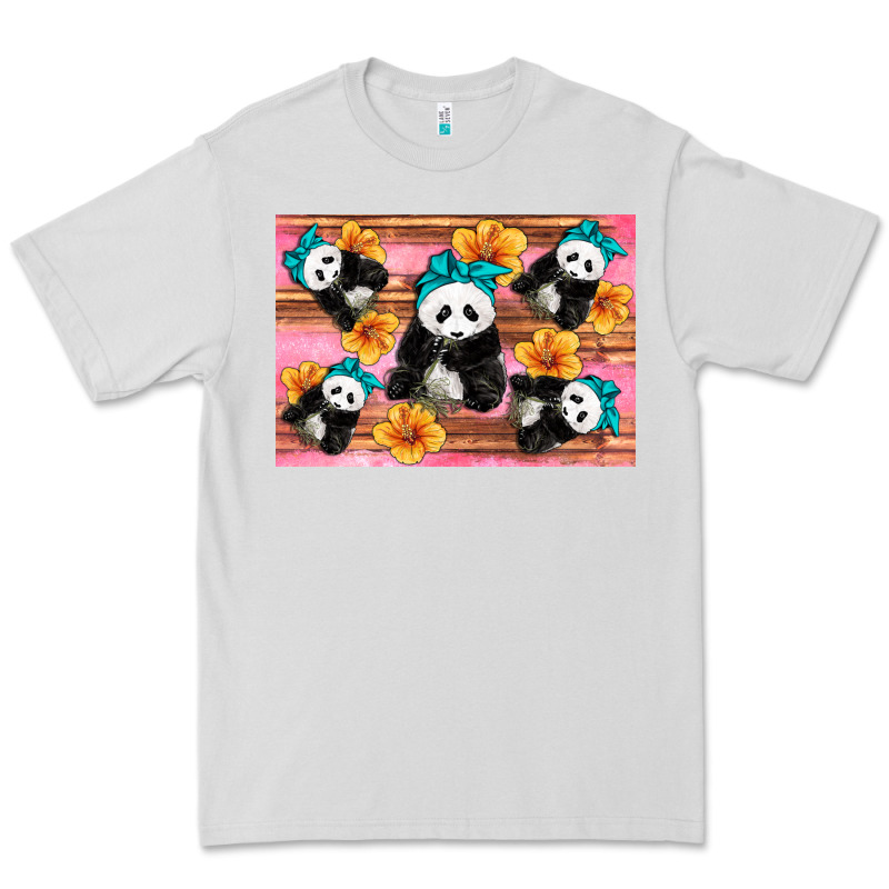 Baby Panda Flowers Premium Tee by Artiststas | Teevron