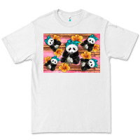 White Baby panda flowers Premium Tee - Artiststas