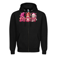 Black Mom Gnomes Zipper Hoodie - RacoonDesign