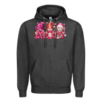 Charcoal Heather Mom Gnomes Zipper Hoodie - RacoonDesign