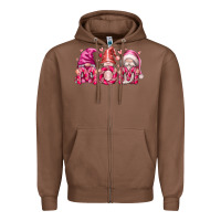 Chestnut Mom Gnomes Zipper Hoodie - RacoonDesign