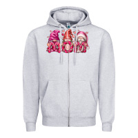 Heather Grey Mom Gnomes Zipper Hoodie - RacoonDesign