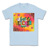 Dusty Blue best teacher ever Classic Tee - Zillion Design Studio