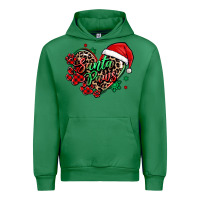 Emerald santa paws christmas heart Urban Hoodie - MaliasSmallBusiness