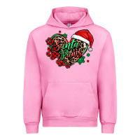 Fuchsia Pink santa paws christmas heart Urban Hoodie - MaliasSmallBusiness