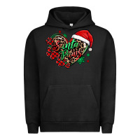 Pigment Black santa paws christmas heart Urban Hoodie - MaliasSmallBusiness