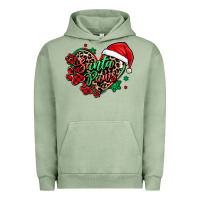 Pigment Oil Green santa paws christmas heart Urban Hoodie - MaliasSmallBusiness
