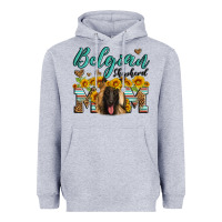 Heather Grey belgian shepherd mom Heavyweight Hoodie - Artiststas