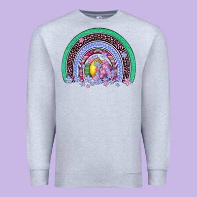 Easter Egg Rainbow Premium Sweatshirt Designed By Artiststas