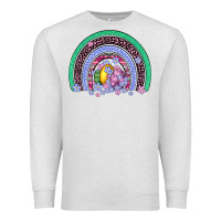 Oatmeal Heather easter egg rainbow Premium Sweatshirt - Artiststas