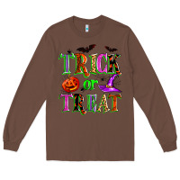 Chestnut trick or treat Long Sleeve Tee - Zillion Design Studio