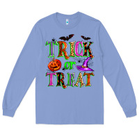 Colony Blue trick or treat Long Sleeve Tee - Zillion Design Studio