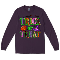Plum trick or treat Long Sleeve Tee - Zillion Design Studio