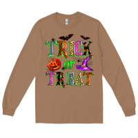 Toasted Coconut trick or treat Long Sleeve Tee - Zillion Design Studio