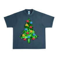 Midnight Navy sequin's christmas tree Urban Heavy Tee - Zillion Design Studio