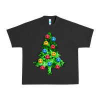 Pigment Black sequin's christmas tree Urban Heavy Tee - Zillion Design Studio