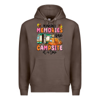 Coffee making memories one campsite at a time Premium Hoodie - MaliasSmallBusiness
