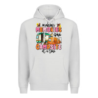 Dove Grey making memories one campsite at a time Premium Hoodie - MaliasSmallBusiness