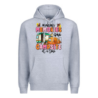 Heather Grey making memories one campsite at a time Premium Hoodie - MaliasSmallBusiness