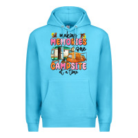 Ocean Blue making memories one campsite at a time Premium Hoodie - MaliasSmallBusiness