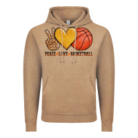 Vintage Coffee peace love basketball Vintage Hoodie - AdoDesignShop