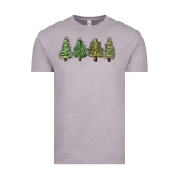 Vintage Zinc christmas trees Vintage Tee - MaliasSmallBusiness