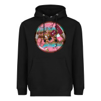 Black nurse round earrings Heavyweight Hoodie - BundleAndBundleShop