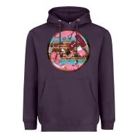 Plum nurse round earrings Heavyweight Hoodie - BundleAndBundleShop