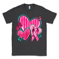 Smoke Breast Cancer Hearts Classic Tee - texasbilliewilder