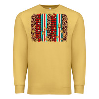 Antique Gold christmas socks cookie leopard brushstroke Premium Sweatshirt - AdoDesignShop